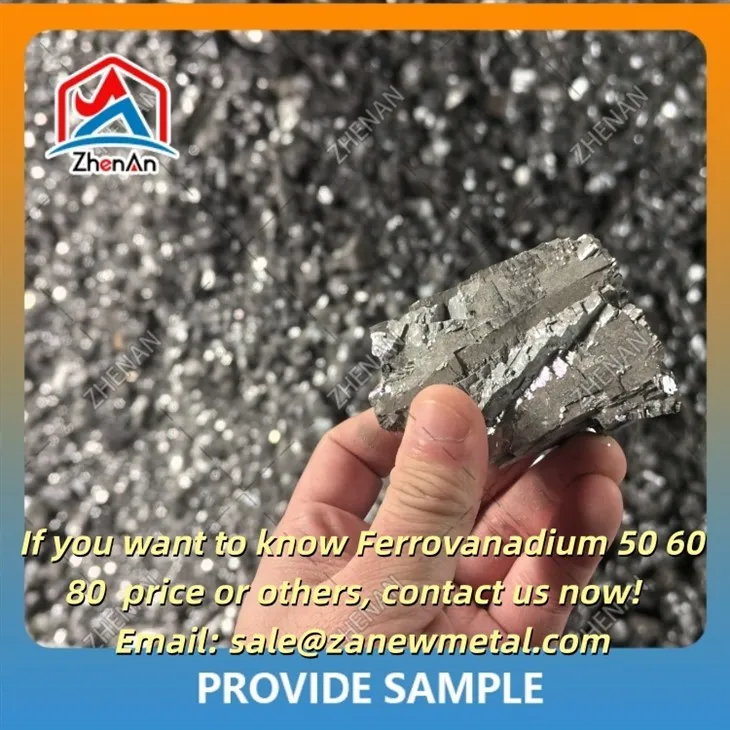 10-50 mm de ferro-vanadium 80 75-85 %