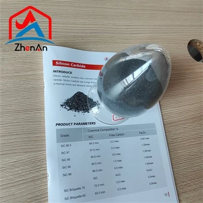 Grain de carbure de silicium noir F220